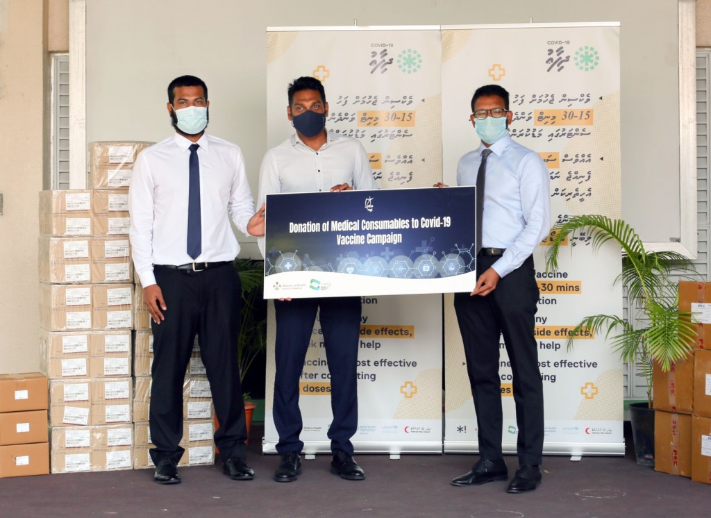 ''Covid-19 Dhifaau'' campaign ah STO in sihhee baeh saamaanu hadhiyaa koffi