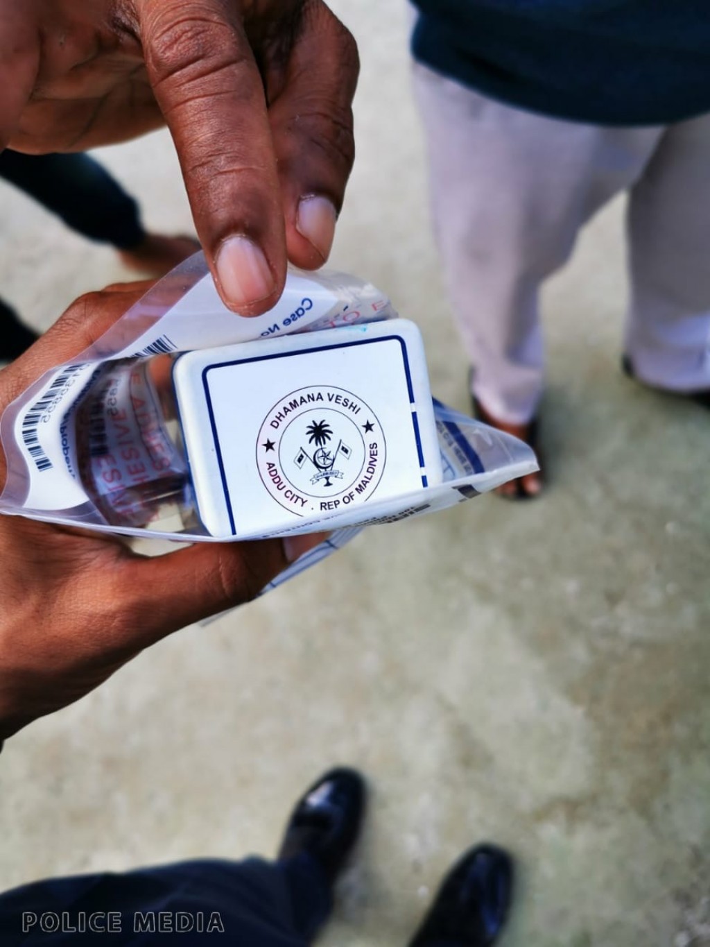 Missing vaccination stamp from Addu City 'Dhamana Veshi' found in uninhabited island