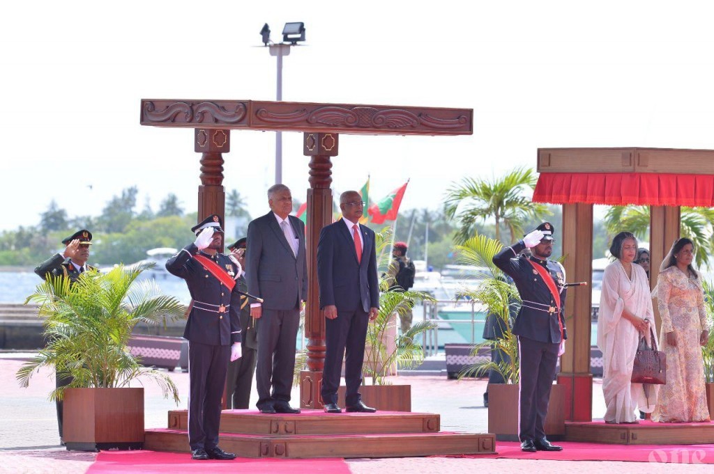 President and First Lady welcomes the Sri Lankan Prime Minister