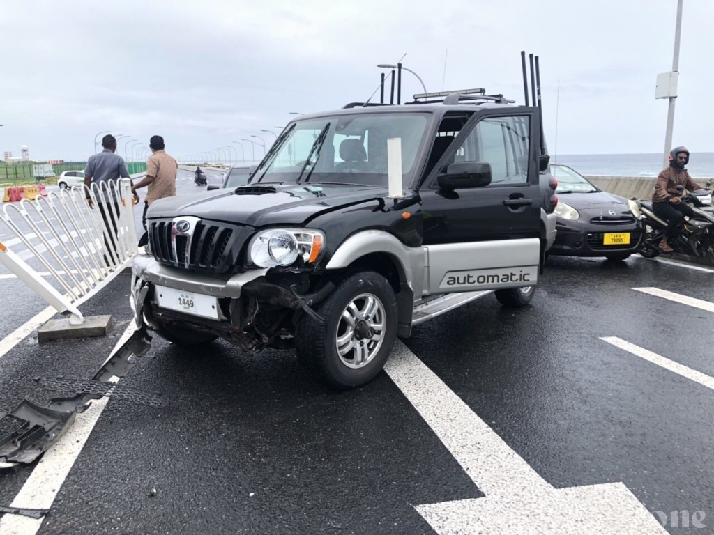 MNDF vehicle involved in traffic collision