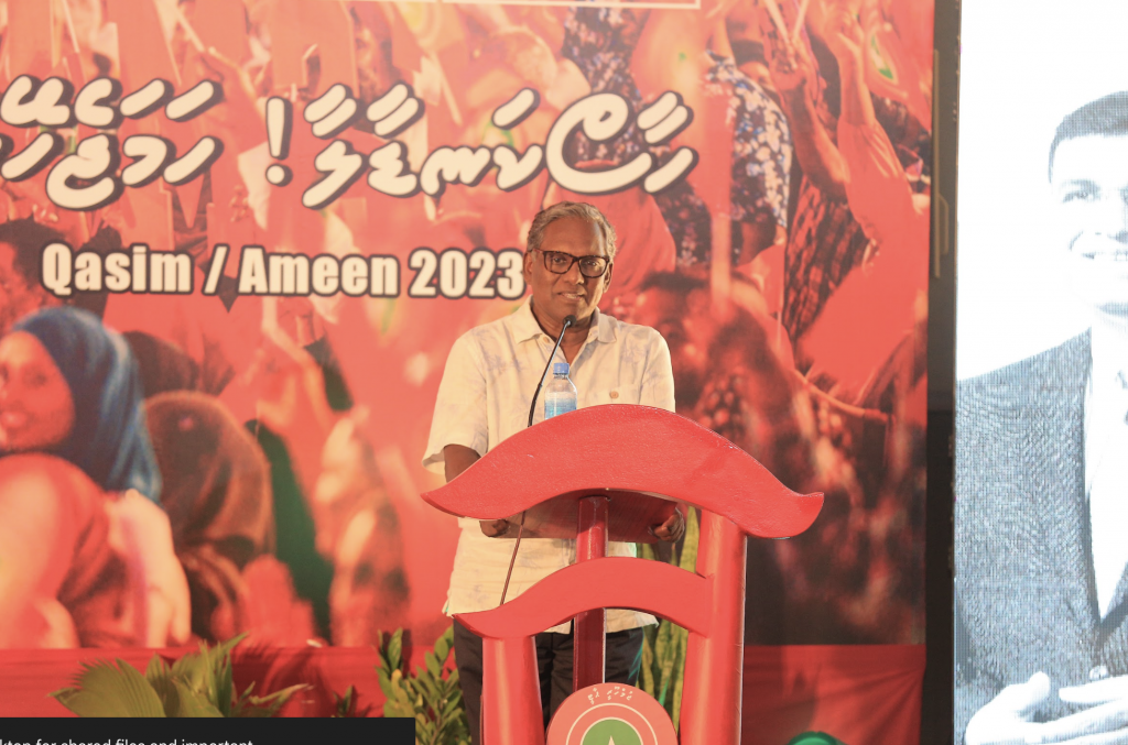 Miadhu PPM ge riyaasee candidate eh nethee e partygai ethereyge democracy netheemun: Dr. Waheed
