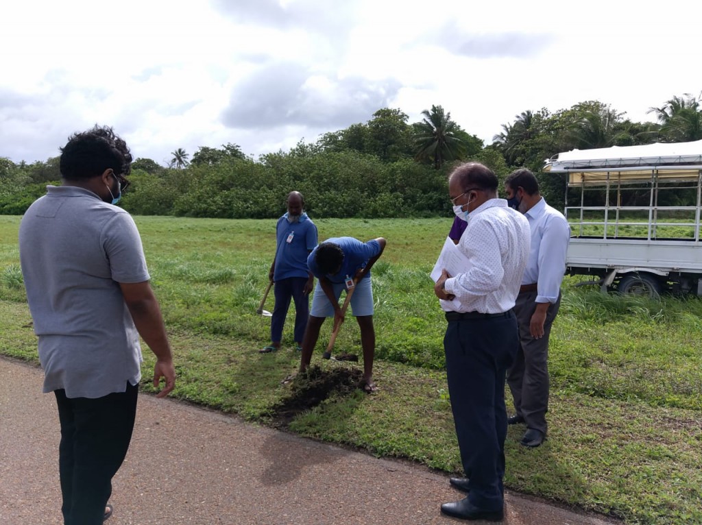 Hanimaadhoo airport tharahgee kurumuge survey fashaifi