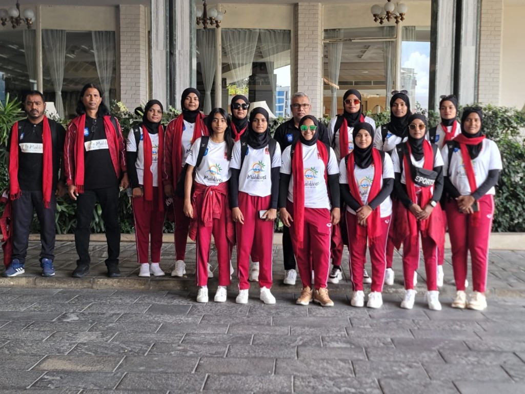 CAVA anhen nations league ah dhivehi team Nepal ah