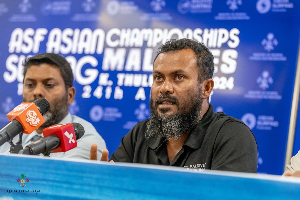 Thulusdhoo gai baavvaa Asian Surfing Championship rasmeekoh iulaanu koffi