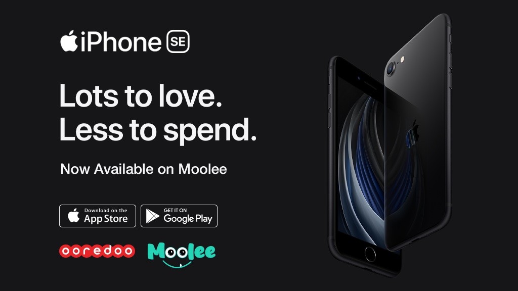 Apple ge enme fahuge phone, Iphone SE Ooredoo in Raajje ah tha'aaraf koffi