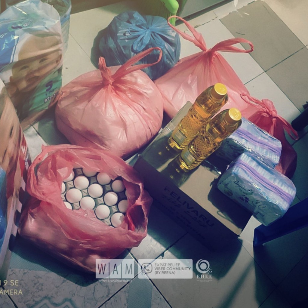 Isolation facility thakugai thibey meehunnah fonuvaa care package balaigathun honihiru dhuvahaai budha dhuvahu