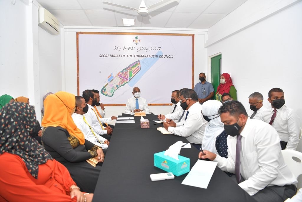 Thimarafushi gai medhu fantheege hospital imaaraai kuran massakaiy kohddheynan: Raees