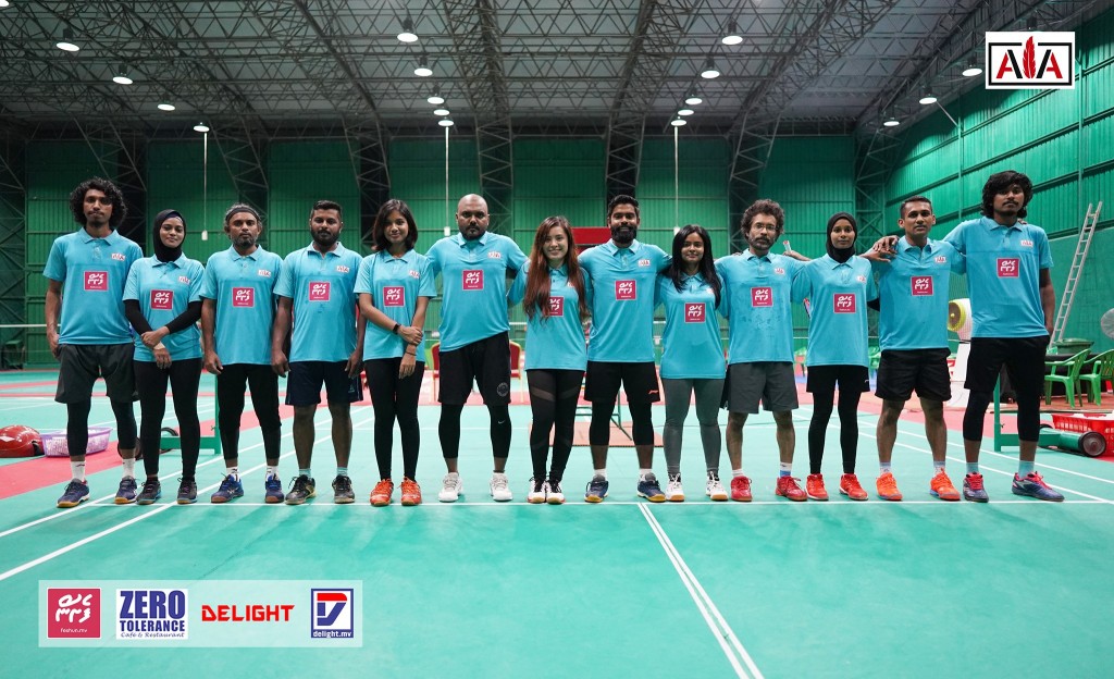 Badminton ge harakaiyy thah alun feshijje, Ajufan academy aai Indoor ah rangalhu feshumeh