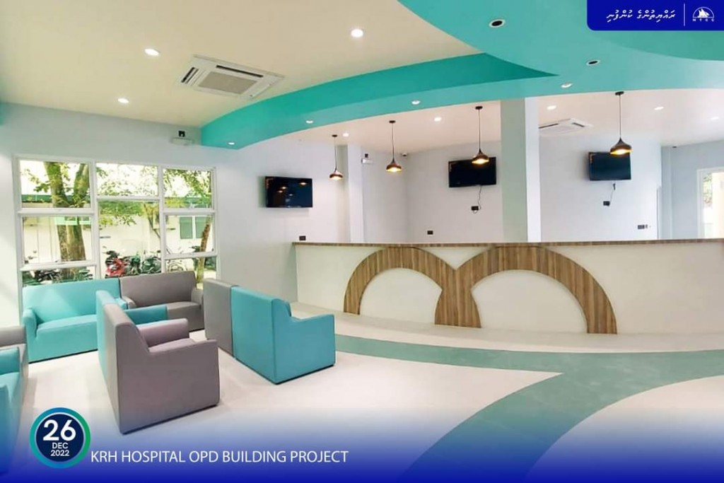 Kulhudhuffushi regional hospital ge OPD imaaraathuge 98 percent massaikai nimijje