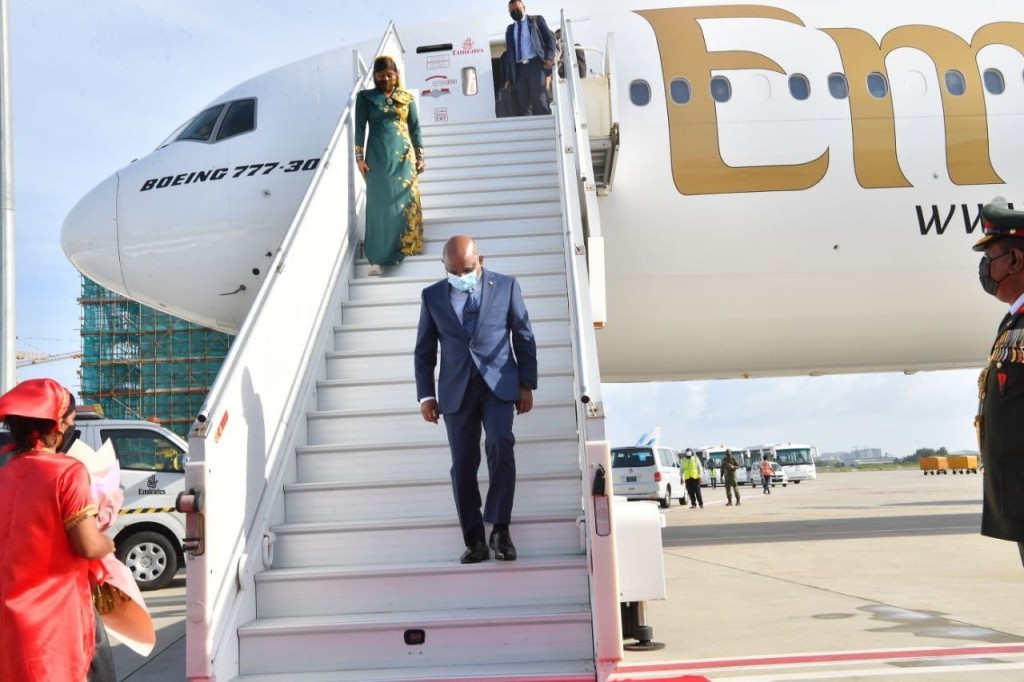 President of UNGA, Abdulla Shahid arrives in Maldives