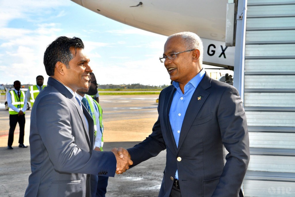 President returns to the Maldives after his first UNGA