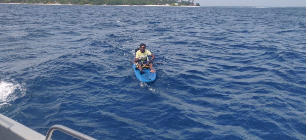 Missing men traveling on windsurf board found