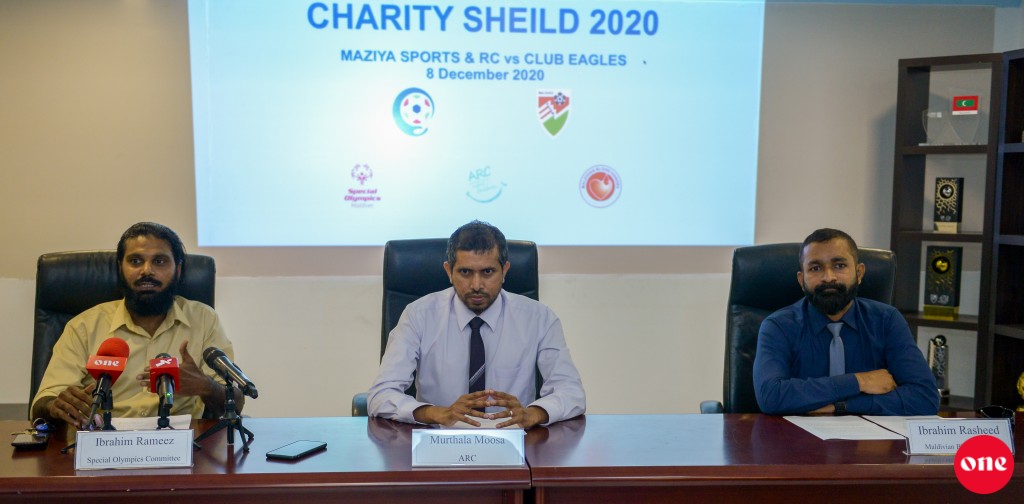 Charity shield match ge partner innah ARC, Mv Blood Donors adhi Special Olympics committee