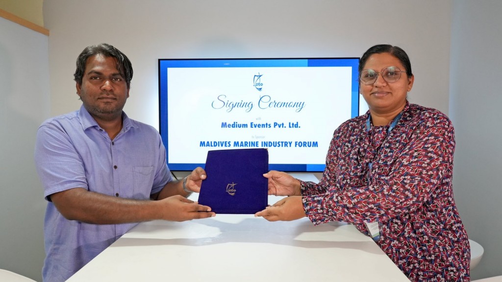 Maldives marine industry forum ge platinum sponsor akah STO