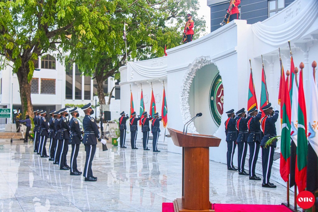 Guard Mount ceremony held at the Victory Day memorial