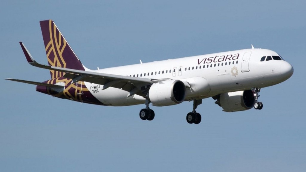 Pilot inn libun dhathive Vistara ge opertaion ah buroo araifi