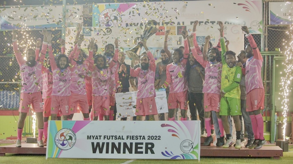 Araamu Holidays and Spa MYAT futsal fiesta ge champion kan Apocalipse ah, King akee Wajje