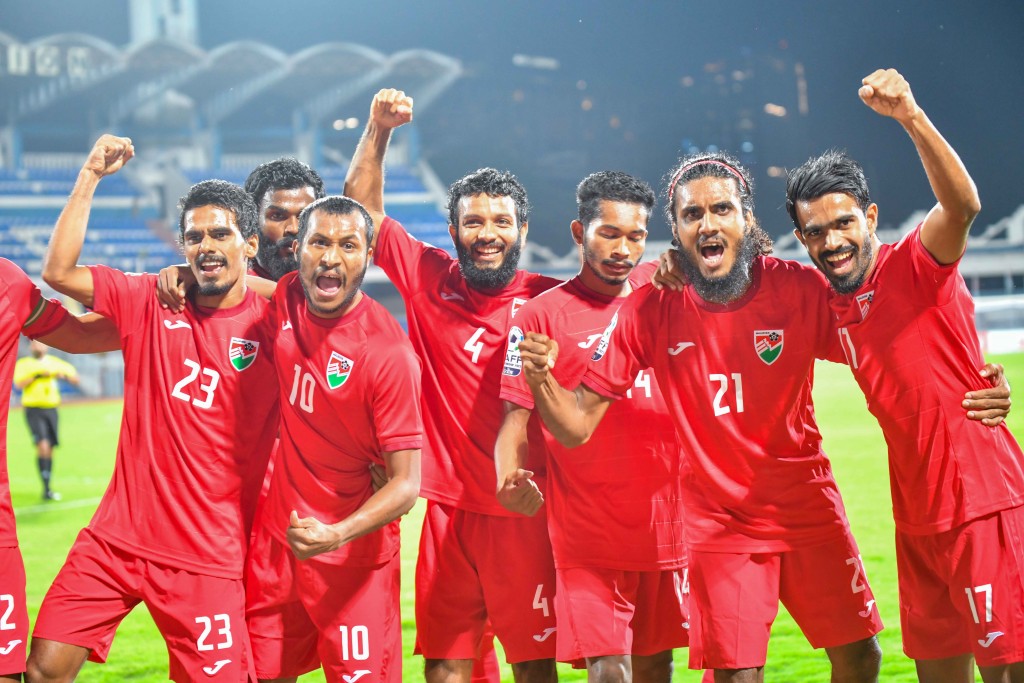 SAFF 2023: Hampu aai Dhaadhu ge goal thakun raajjeyn Bhutan balikoffi