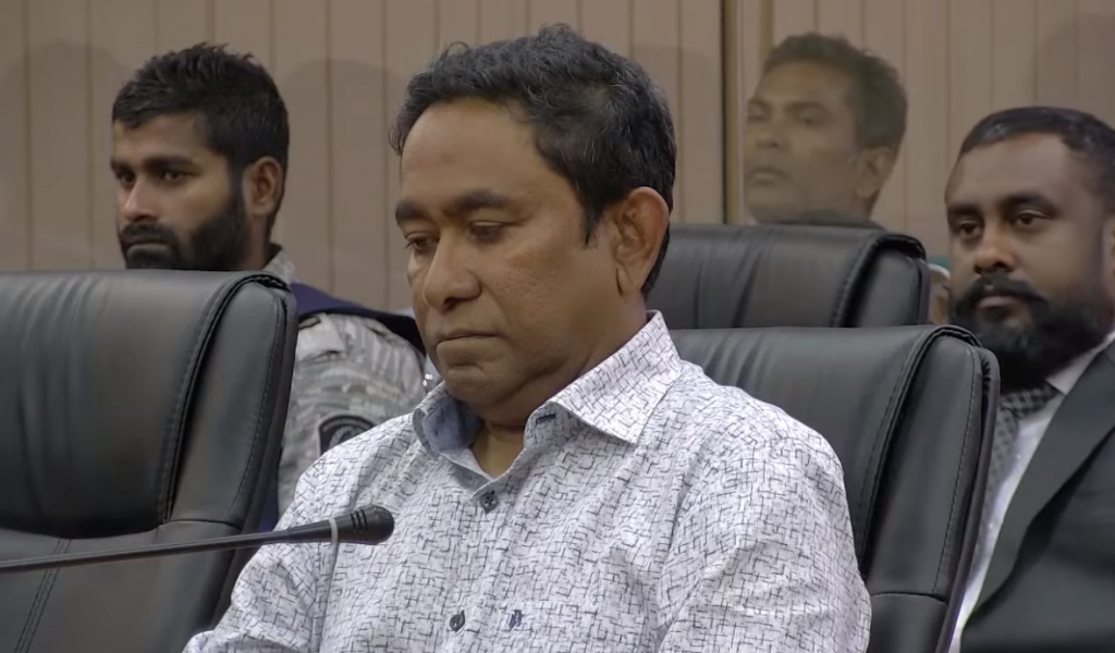 Raees Yameen ge inthihaabee haggu thakah huras elhifaivaa kamah bune hushahelhi massala Supreme Court in balaeh nugaiy