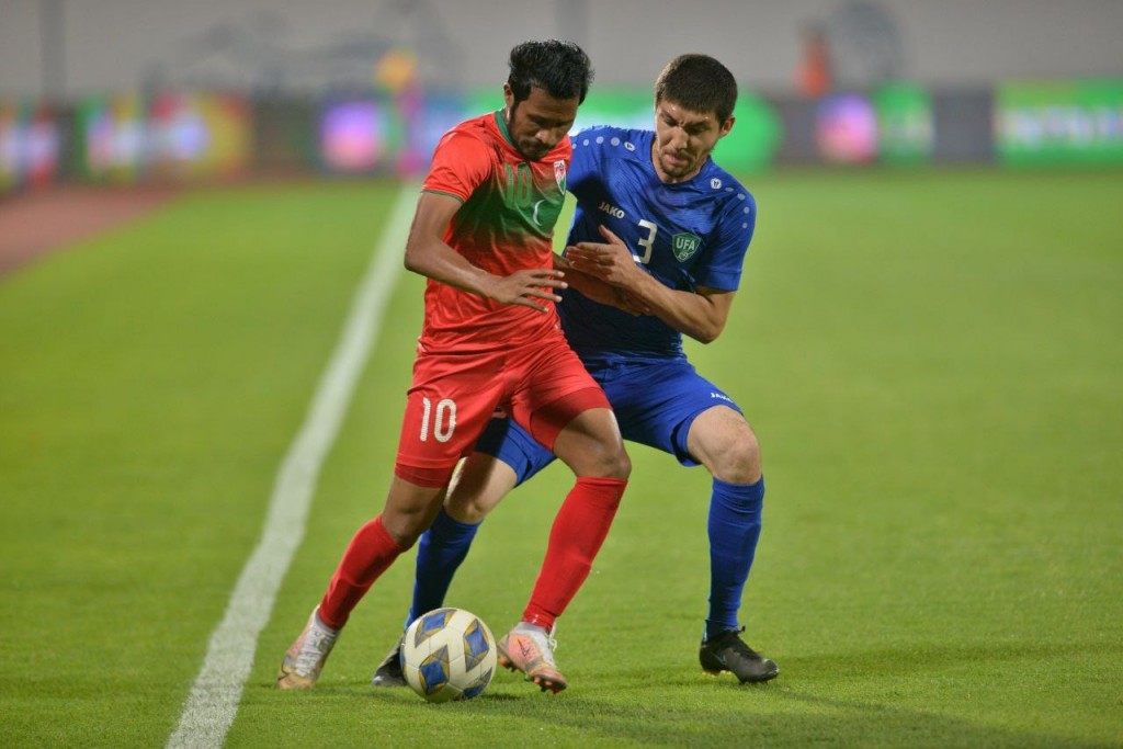 Uzbekistan athunves balive, Raajje ah Asian Cup ge furusathu gellijje