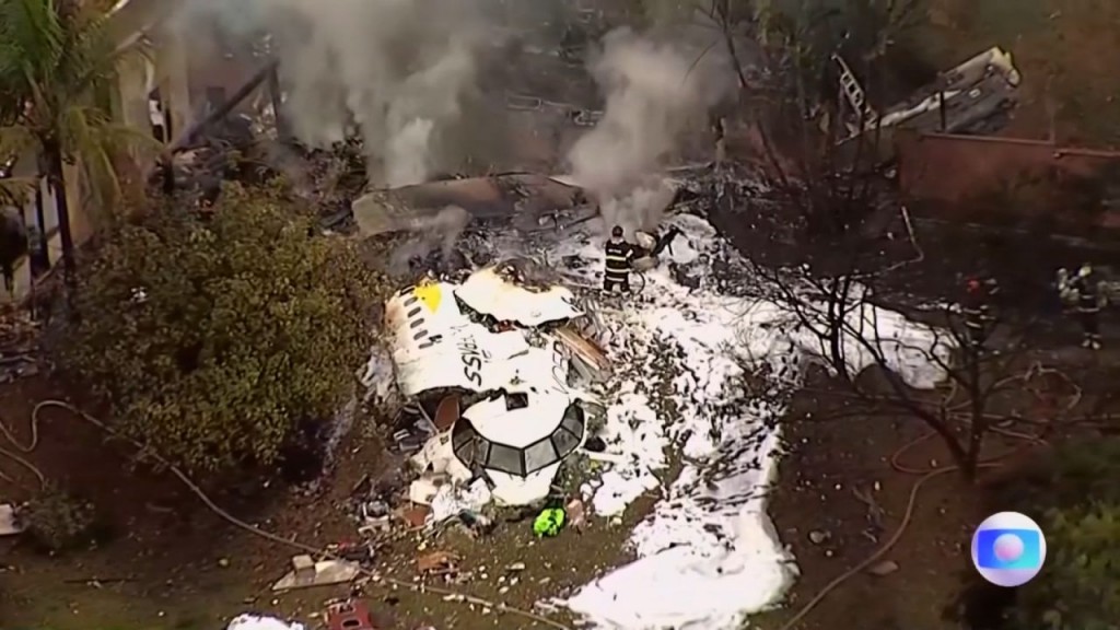 Plane crash in Brazil's São Paulo state kills all 61 on board