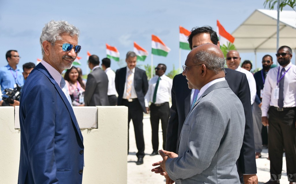 India ge External Affairs Minister Jaishankar anna honihiru dhuvahu Raajje vadaigannavanee