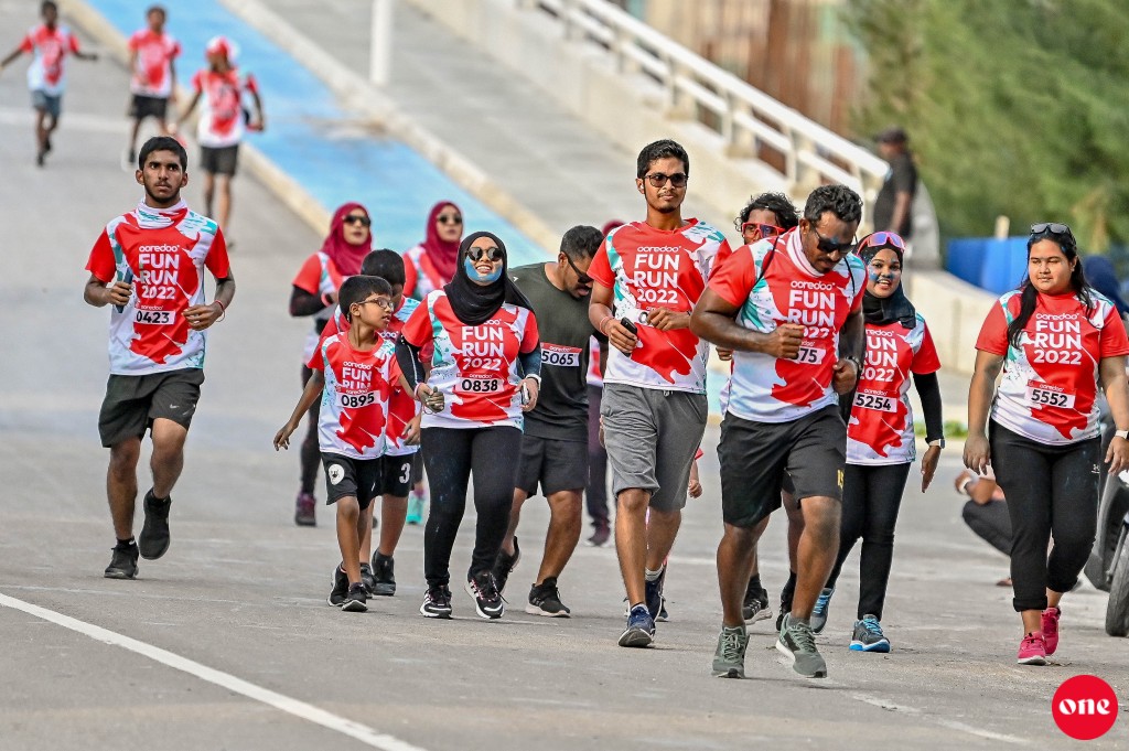 Ooredoo fun run gai baiverivumuge furusathu maadhamaa ah hamavaane