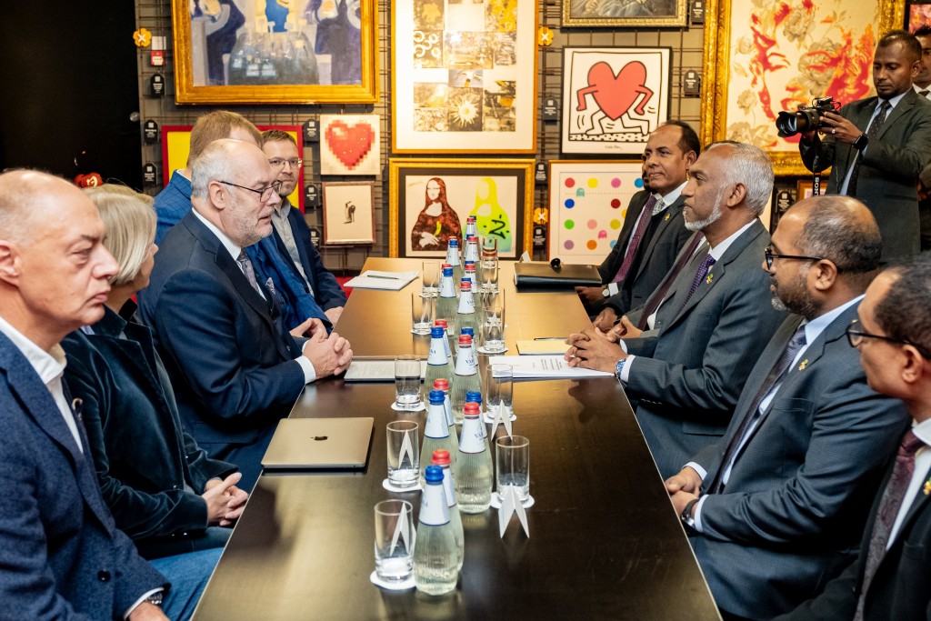 Raajjeyge digital transformation ah Estonia ge ehee libeyne kamah unmeedhu kuran: Raees