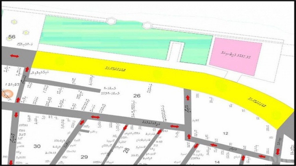 Boduthakurufaanu Magu open to two-way traffic from Aifaanu Building to Carnival area
