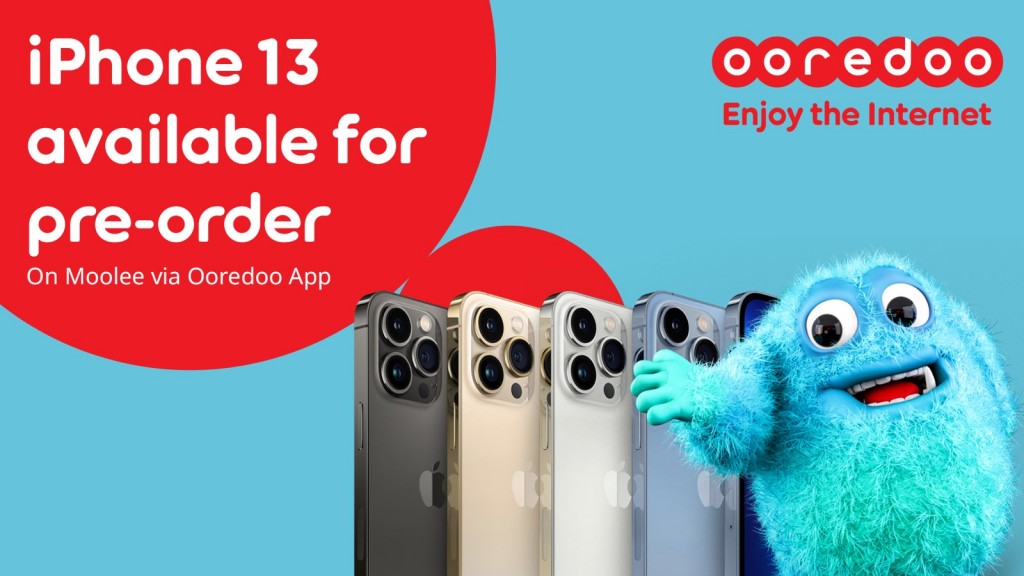 Ooredoo in iphone 13 preorder ah hulhuvaalaifi