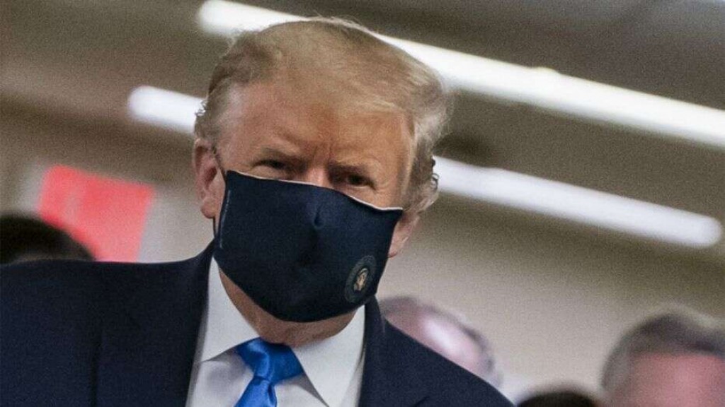 Enme fahun Trump ves mask alhuhvvaifi