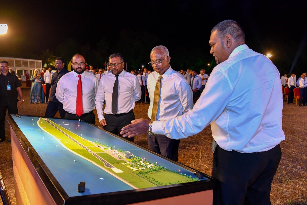 Photo: Hanimaadhoo Airport ge amalee massaikai feshun