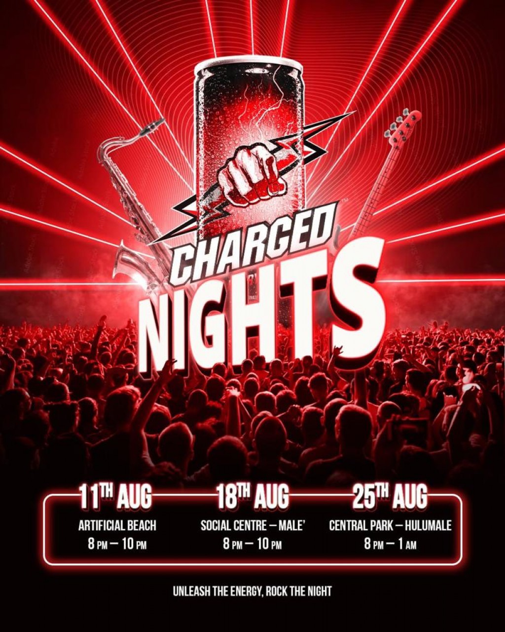 ''Charged Nights'' mirey fashanee, furathama show artificial beach gai