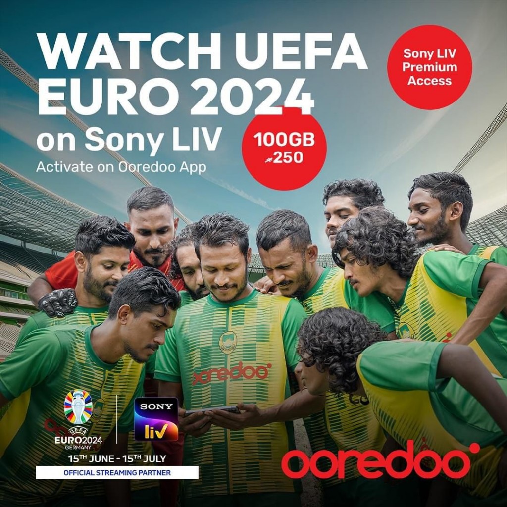 EURO ge match thah balan Ooredoo ga haassa data pack eh
