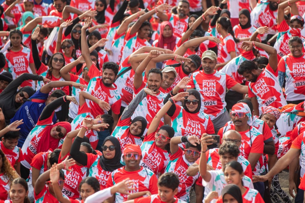 Ooredoo fun run gai baiverivumah ithuru furusatheh
