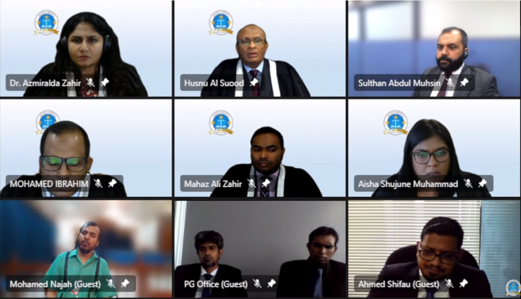 Sheereen ge maru: Eynaage loabiveriyaa Janaahu 12 aharaha Jalah lumah kuri hukumah Supreme Court in thaaeedhu koffi