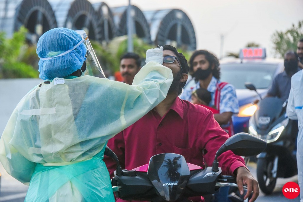 131 tested positive today, 21 from Male'