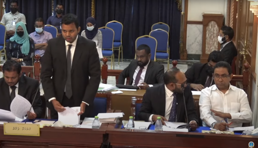 Yameen ge faraathun husha helhi hekitha balai nugathuma Supreme Court ninmaifi