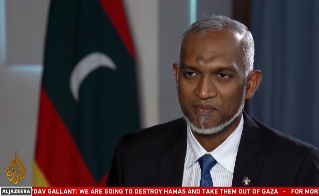 China ge siyaasathu thah rangalhu, ethereyge kankamakaa nubehey: Muizzu
