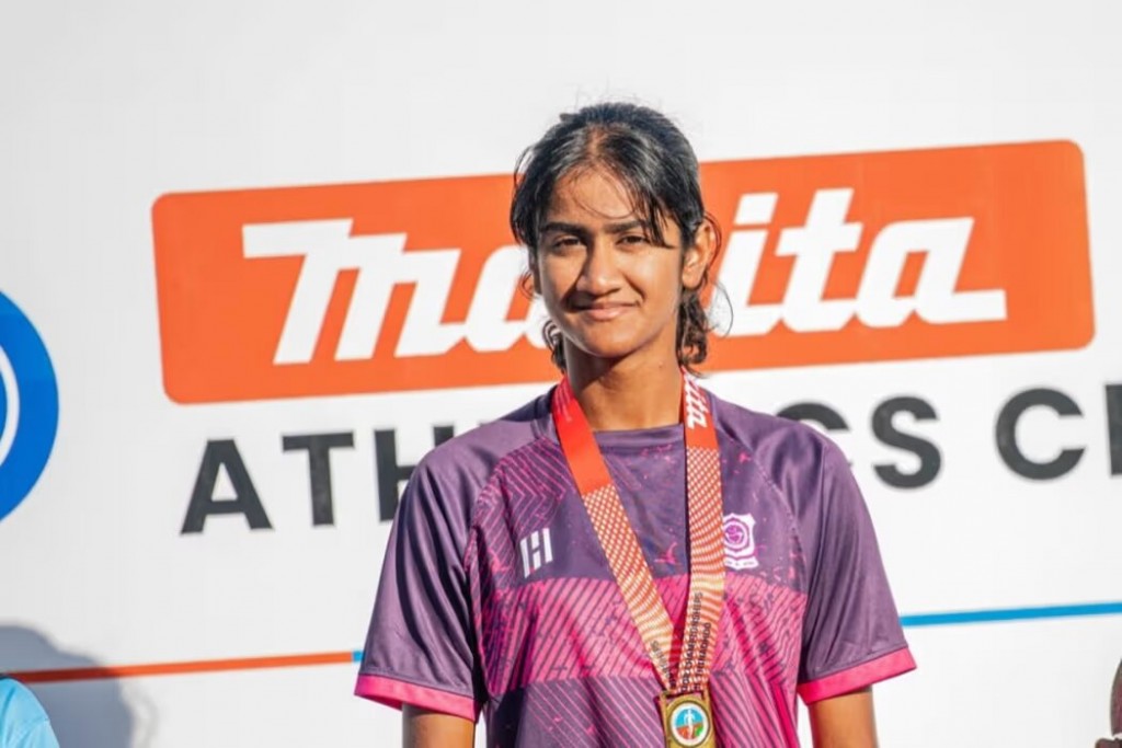 Shaim, Ruya ge long jump gaumee record muguraalaifi