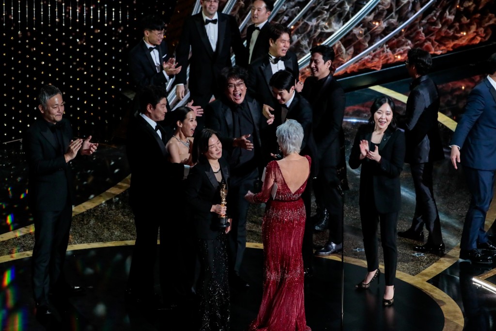 ‘Parasite’ makes Oscars history with four wins, including stunning best picture victory