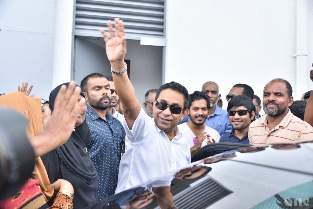 President Yameen taken to Male' Prison