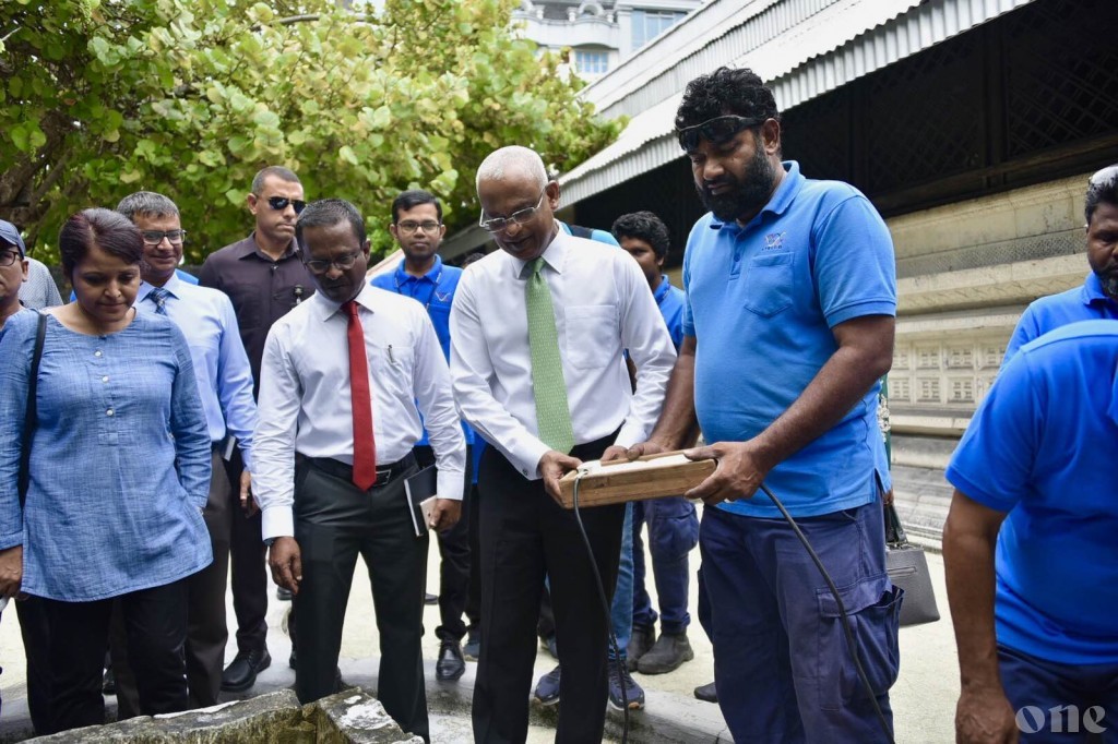 President inaugurates Hukuru Miskiy renovations