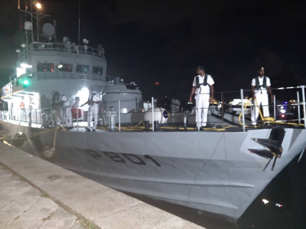 MNDF inquiring on the illegal fishing vessels