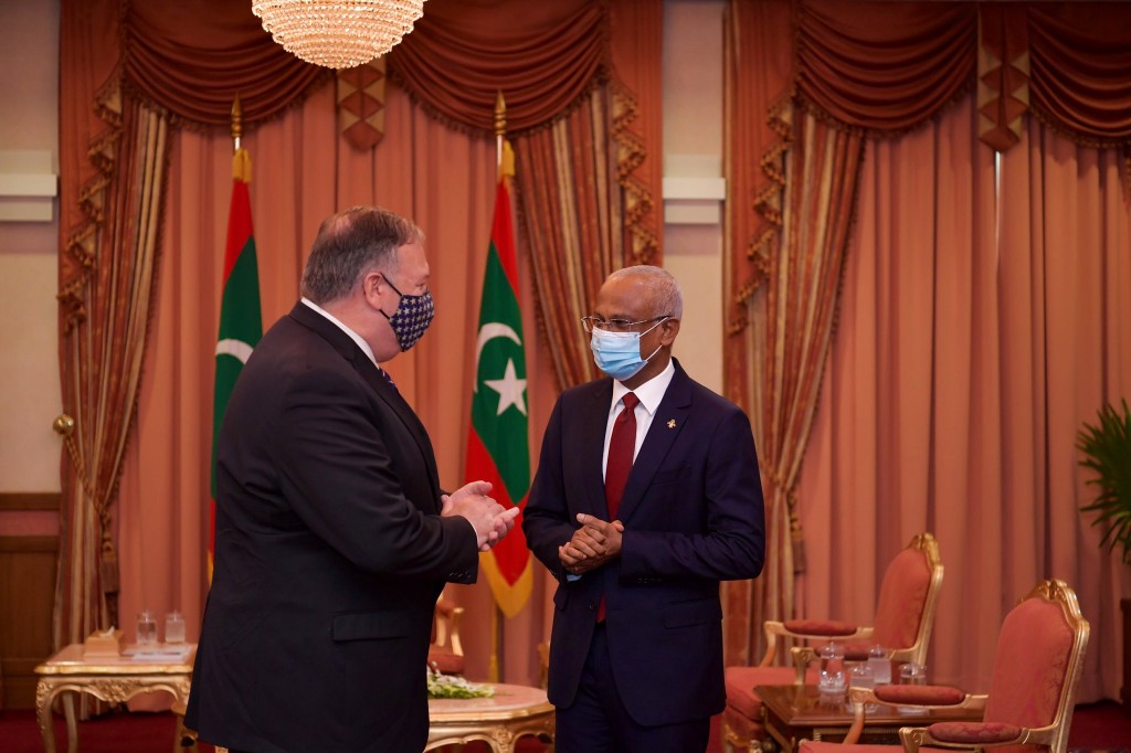PHOTO: Americage Secretary of State raees Solih aai bahdhalukurehvvun