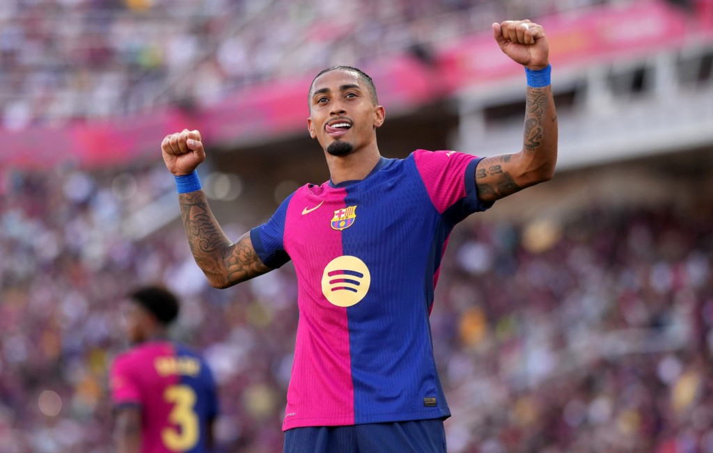 Raphinha ge hattrick aaeku Barca in Valladolid kolhah 7 goal jahaifi
