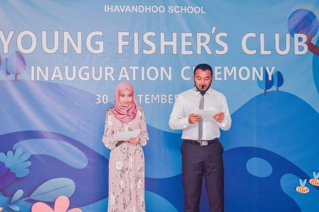 Dhiraagu aai Masveringe jamiyya gulhigen ''Young Fishers Club'' tha'aaraf koffi