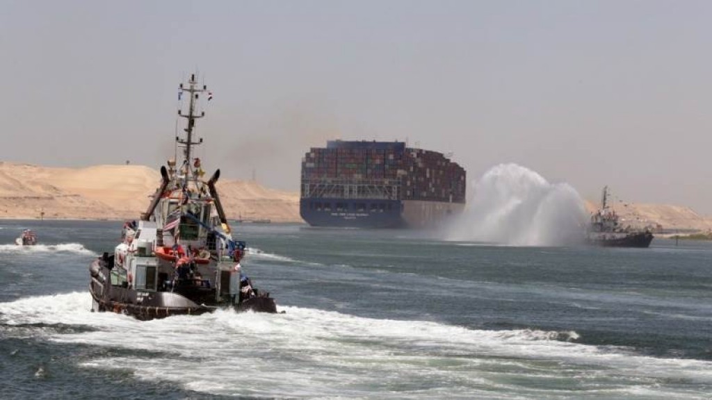 Suez Canal gai hingi accident ehgai tug boat eh adiyah hingajje