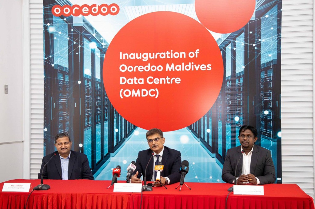 Ooredoo inn data center eh hulhuvaifi