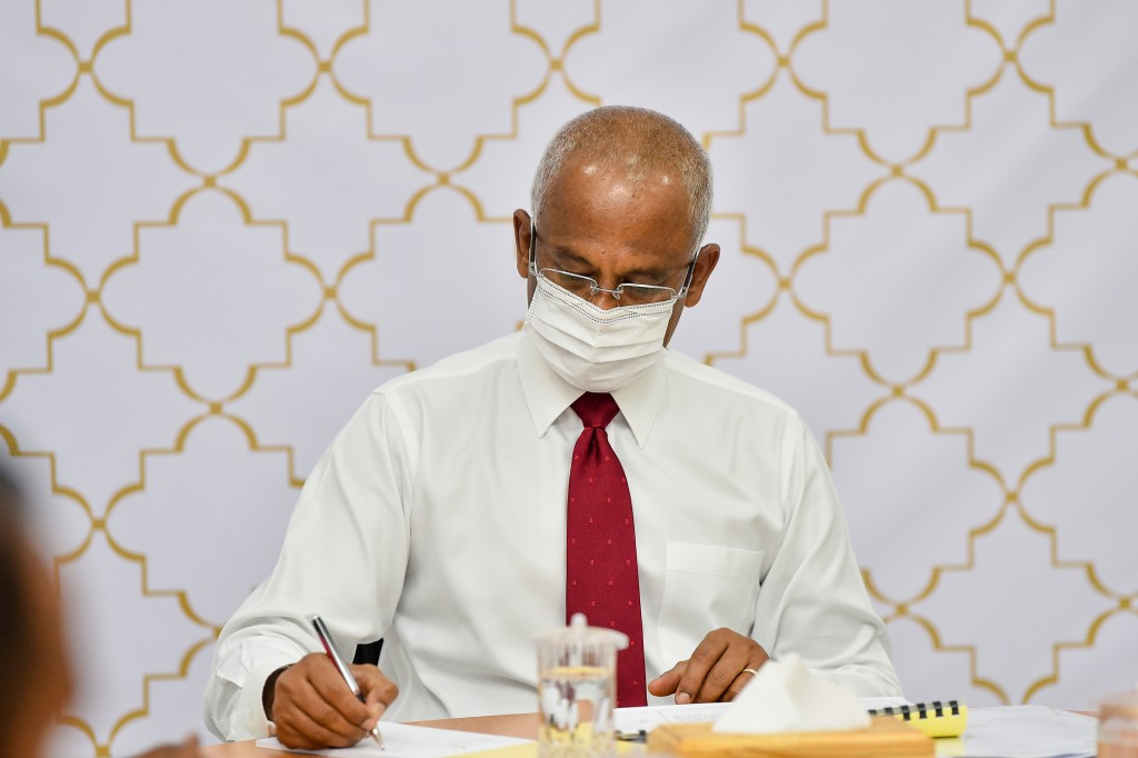 Sarukaarun raavamun anna bodu housing projectgai Kulhudhuffuttah iskandheynan: Raees Solih